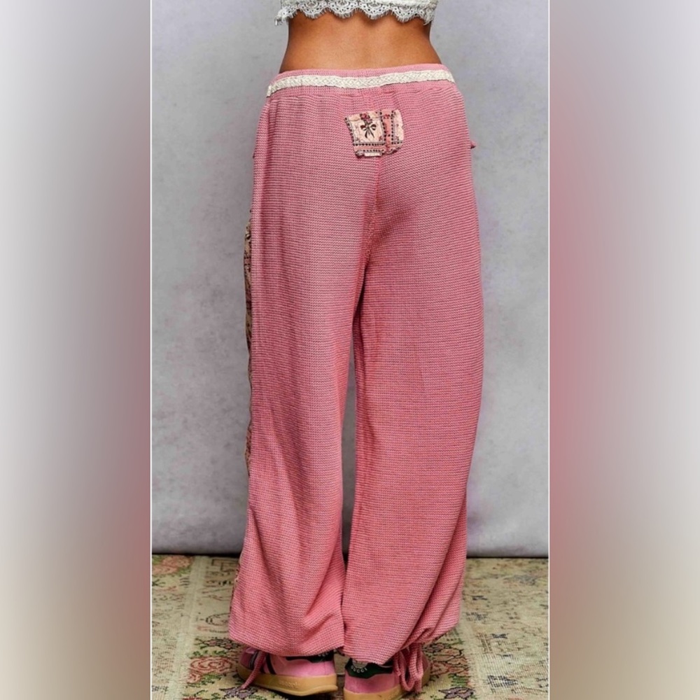 POL Patchwork Sweatpants - image 2